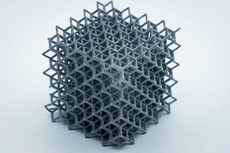 Mit der Selective Absorption Fusion hergestelltes Testbauteil.
