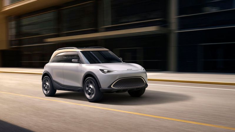 Im September hatte Smart einen Studie vorgestellt, die einen Ausblick auf das neue Modell lieferte.(Bild:  Smart)
