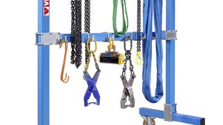 Die Anschlagmittel-Garderobe von Vetter sorgt für Ordnung. (Bild: Vetter)