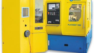 Kurze Bearbeitungszeit durch Einsatz von zwei Schleifscheiben zum Schruppen und Schlichten. Bild: Junker (Archiv: Vogel Business Media)