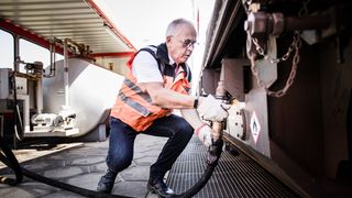 HVO-Schienentankstelle der Deutschen Bahn am Sylt-Shuttle-Terminal in Westerland. (Bild: Deutsche Bahn AG / Anastasia Schuster)