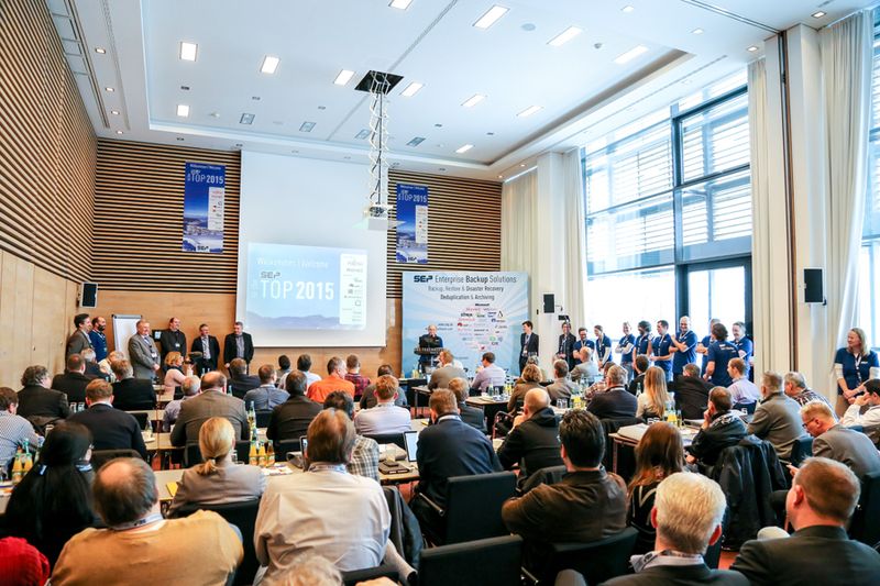 CEO Georg Moosreiner begrüßte die Teilnehmer des SEP Partner Summits 2015. (Bild: SEP AG)