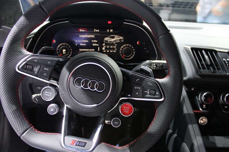 Amazing display of innovations: Audi had 33 cars on display including the Audi Q7 e-tron quattro, SQ 5 TDI plus, R8 plus, R8, S8 plus and many more! (Source: Schulz)