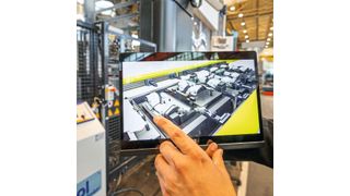 Innovatives Bedienkonzept Smart Assist für die Servopresse MSP 400. (Schuler AG)