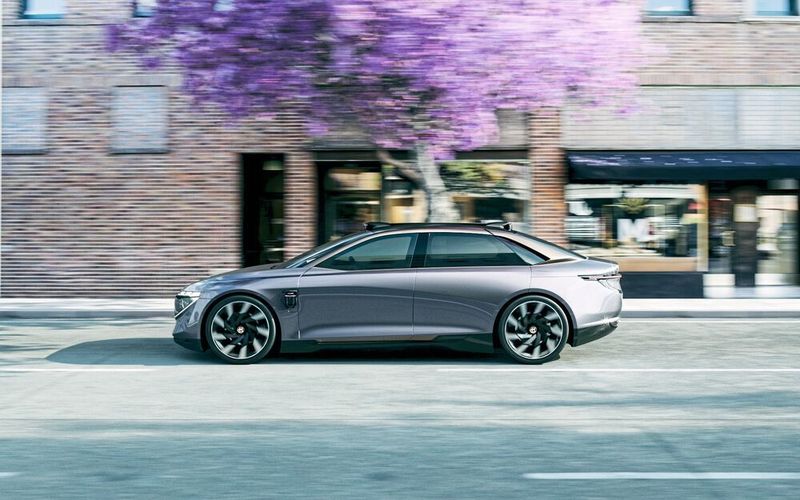 Der Byton K-Byte Concept im Fahrbetrieb. (Byton)