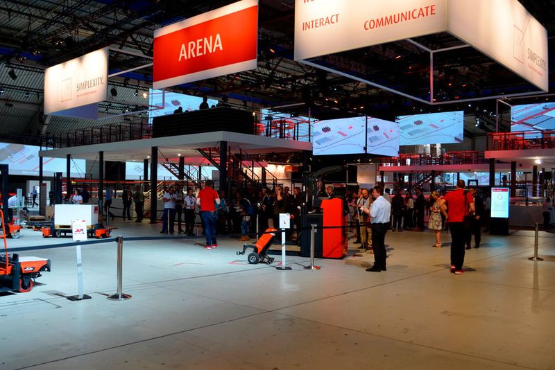 Impressionen von der World of Material Handling am 11. Juni 2018 in Mannheim. Gastgeber waren Linde und Dematic. (Sergio Caré-Lucas)