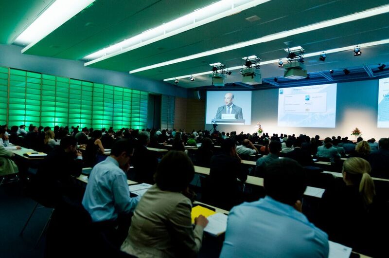 Der Medtech Summit hat sich mit rund 1.000 Teilnehmern zu einem der größten Treffs der Gesundheitsbranche entwickelt (hier ein Bild vom Kongress Im Jahr 2012). (Fotografie Mauer / Medtech Pharma e.V.)