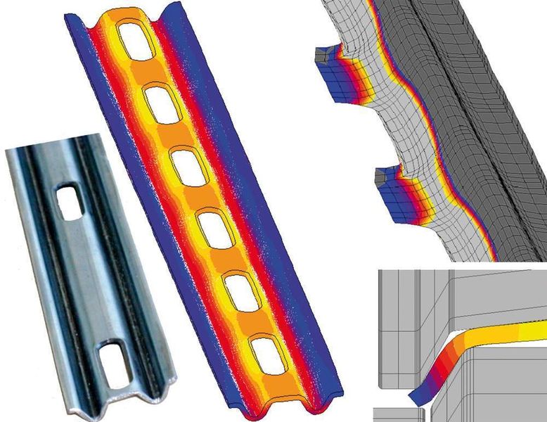 Mit dem Kaltwalzprofilier-Verfahren können sehr komplexe Querschnitte hergestellt werden. (Archiv: Vogel Business Media)