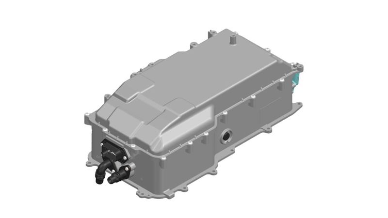 Borg Warners Doppelinverter mit Boost-Funktion kann in Plug-in-Hybrid-Fahrzeugen und E-Autos mit Range Extender eingesetzt werden. (Bild: Borg Warner)