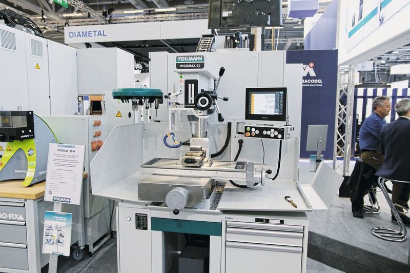 Fehlmann proporse toujours sa célèbre gamme de perceuses/fraiseuses Picomax 21-D/21-M qui on fait la réputation de la marque.  (Source : MSM)