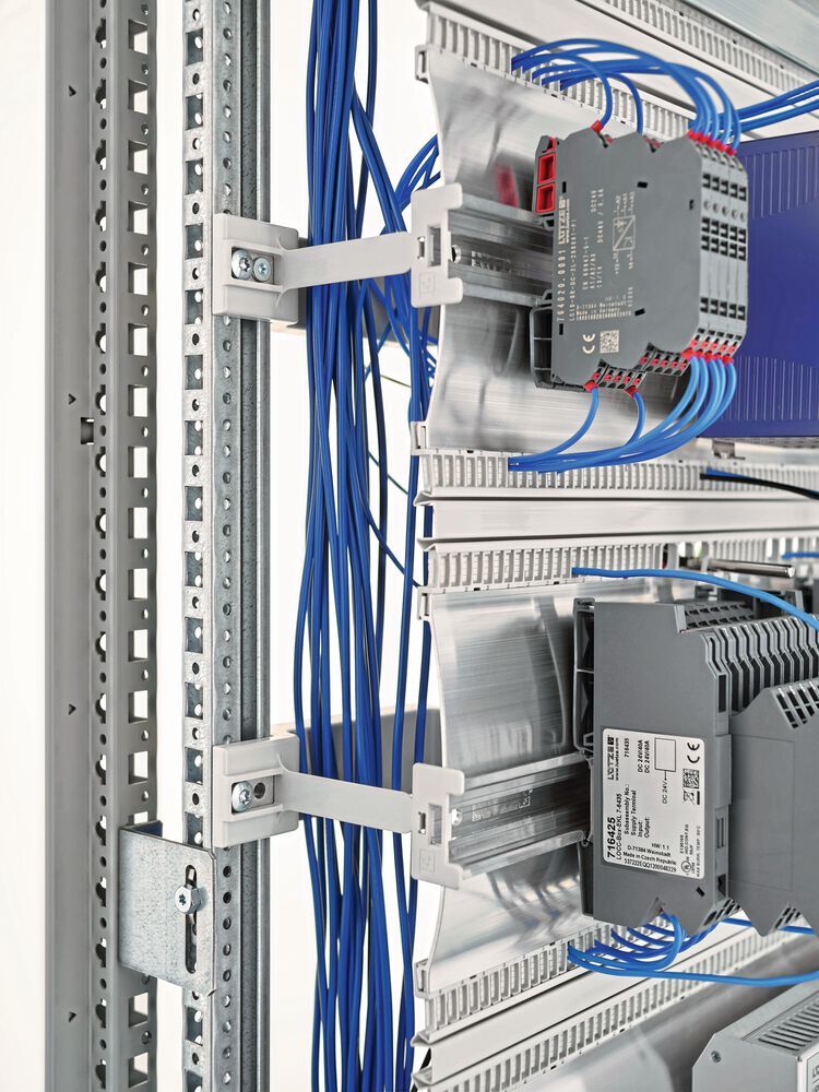Système de câblage AirSTREAM pour un refroidissement respectueux du climat de l'armoire de commande. 
