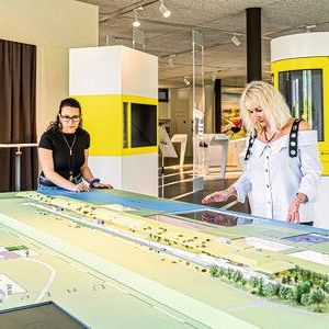 Les pièces d'exposition interactives incitent à la participation et suscitent l'étonnement.(Source :  Institut Paul Scherrer / Markus Fischer)