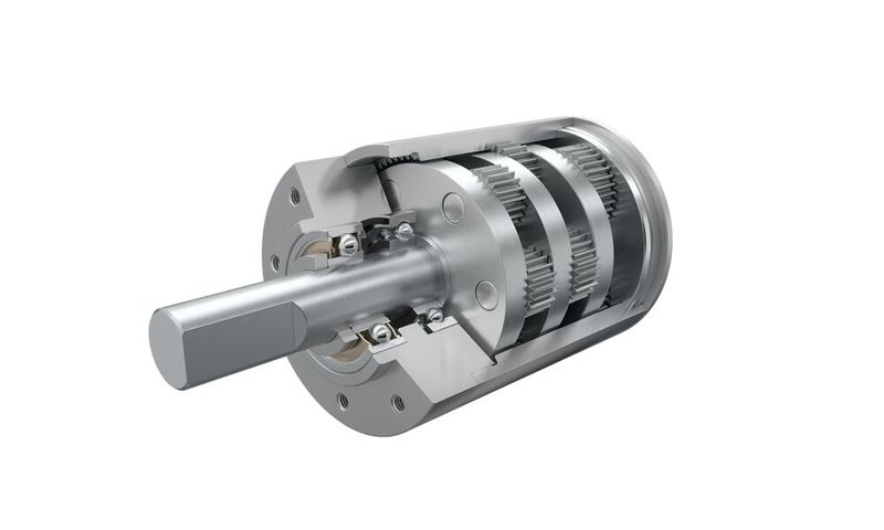 Das Faulhaber Planetengetriebe des Typs 22GPT sorgt mit einer Untersetzung von 72:1 dafür, dass ein hohes Drehmoment zur Verfügung steht und das Duschsystem auch bei kräftigem oder verändertem Gegendruck gleichmäßig rotiert.  (Bild: Faulhaber)