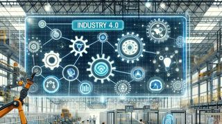 Verschiedene Faktoren spielen bei der Einführung von Tracking-Systemen in der Industrie 4.0 eine entscheidende Rolle. (Bild: KI-generiert/ Dall-E/ Sensalytics)