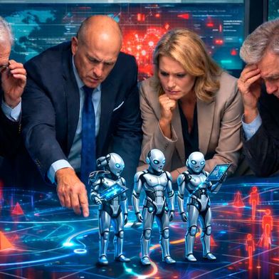 Symbolbild: der Erfolg von KI-Agenten ist entscheidend von der strategischen Vorbereitung der Unternehmen abhängig.  (Bild: GPT-Image / KI-generiert)