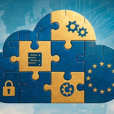 Die unabhängige Verteilung auf mehrere Anbieter und Dienste ermöglicht, dass Kontinuität und Anpassungsfähigkeit zum Alltag werden. Daten-Migrationsprozesse können so eigene Ziele, Datenanforderungen und Compliance-Regeln ins Zentrum rücken und die Kontrolle über Risiken und Fehlerquellen stetig weiter erhöhen. (Bild: Dall-E / KI-generiert)