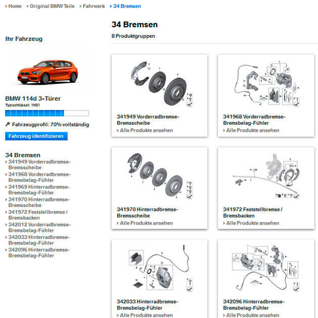 Bmw online teilekatalog