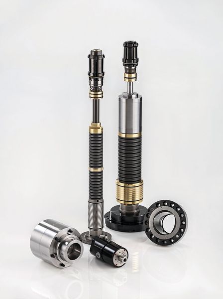 Berg Spanntechnik konstruiert und produziert modulare Spannsysteme für Umform- und Zerspanungsmaschinen, die an unterschiedlichsten stationären und rotierenden Schnittstellen eingesetzt werden. (Bild: Coscom/Berg Systemtechnik)