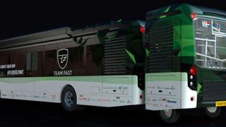 Fährt mit Ameisensäure: der Elektrobus des Team FAST der Technischen Universität Eindhoven.  (Team FAST)