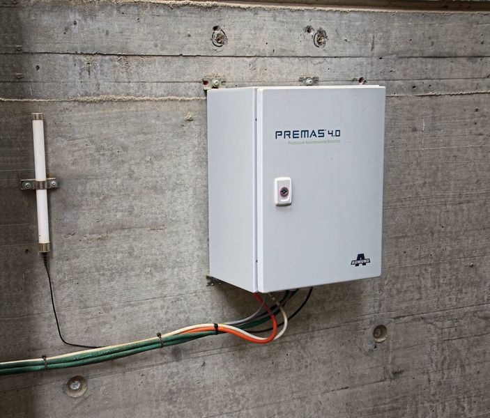 Die IoT-Box sammelt und verteilt alle wichtigen Daten. (Aumund)