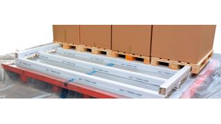 Eine „Revolution“ in der Luftfracht? Jedenfalls hat „squAIR-timber“ aus ultramodernem Karton-Faserverbundstoff das Zeug dazu, jede Menge Gewicht (und damit Kosten) einzusparen. (Trilatec)