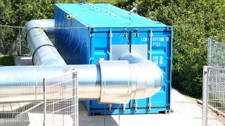 Hinter Cell-Flux steht ein Baukastenprinzip. Der Speicher setzt sich aus einzelnen Modulen, den sogenannten Zellen (cell) zusammen. (Bild: DLR)