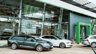 Der neue Skoda-Betrieb der Tiemeyer-Gruppe. (Bild: Tiemeyer)