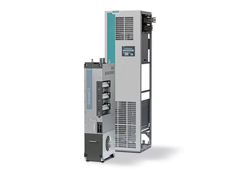 Die Ausführungen Sinamics S120 Chassis-2 und Cabinet Modules-2 lassen sich auch bei anspruchsvolleren Applikationen passgenau dimensionieren.  (Siemens)