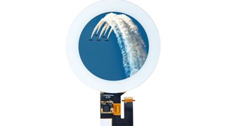 Das runde TFT-LC-Display bietet einen Durchmesser von 60 mm der aktiven Fläche. Es lässt sich auch für Anwendungen im Freien einsetzen. (Tianma)
