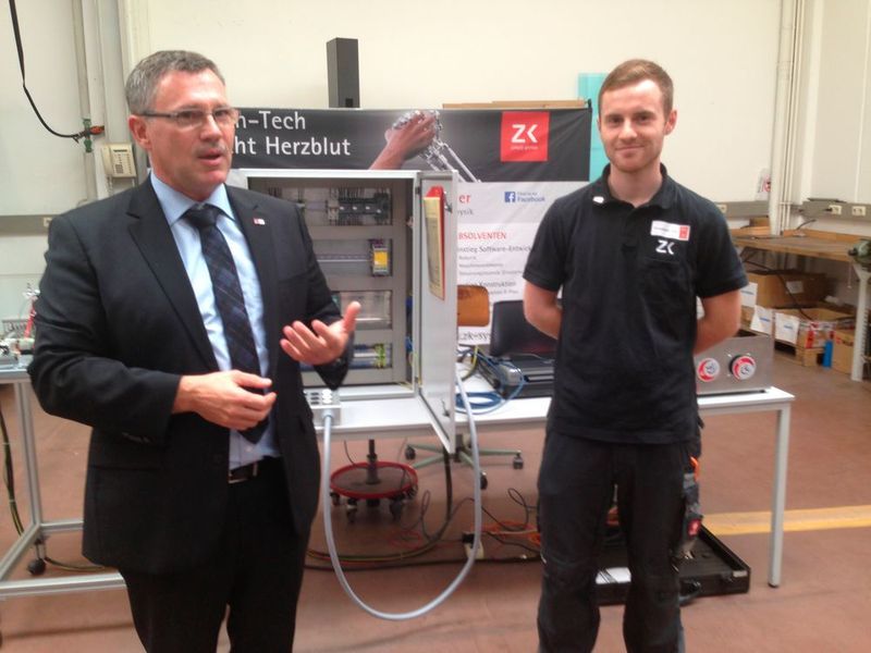 Zimmer + Kreim is proud on its apprentices, who have already won some awards in a diverse range of competitions. (Source: Schulz)