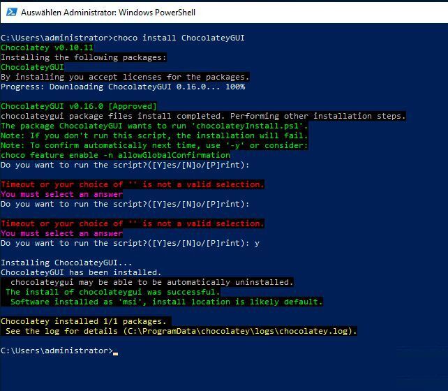 Mit ChocolateyGUI erhalten Anwender eine grafische Oberfläche für die Installation von Anwendungen mit Chocolatey. (Chocolatey / Joos)