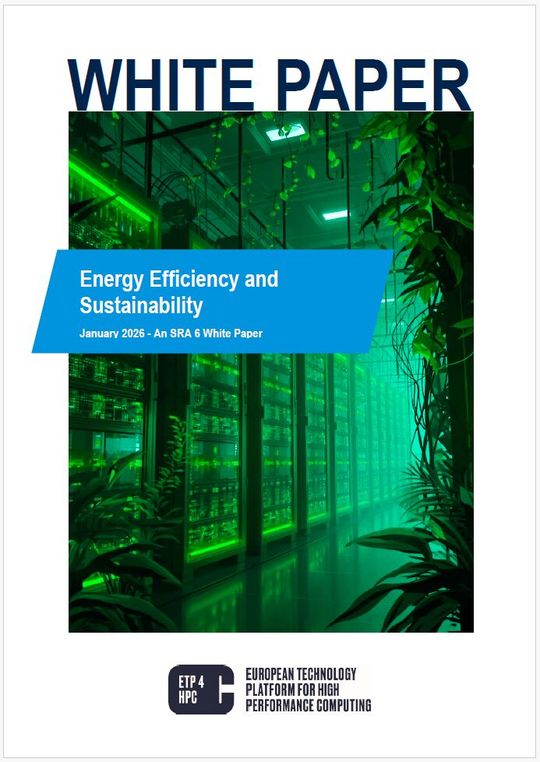 Das Whitepaper der European Technology Platform for High-Performance Computing (ETP4HPC) zeigt, welche Hebel Betreiber, Entwickler und Fördergeber jetzt in Bewegung setzen sollten.(Bild:  ETP4HPC)