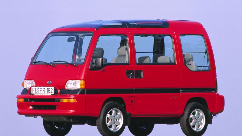 Sehr klein und sehr geräumig: der Micro-Van Subaru Libero. (Bild: Subaru)