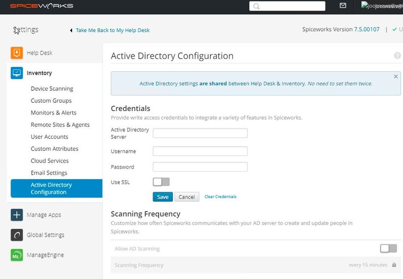 Spiceworks Active Directory Log – CXDHVT