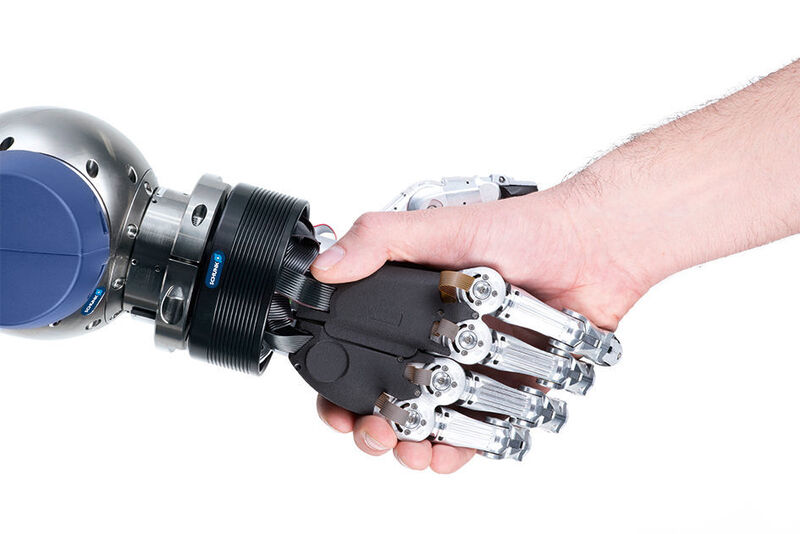 Schunk präsentiert Neues zu mechatronischen Greifsystemen und für die Mensch-Roboter-Kollaboration. (Thomas Moeller)