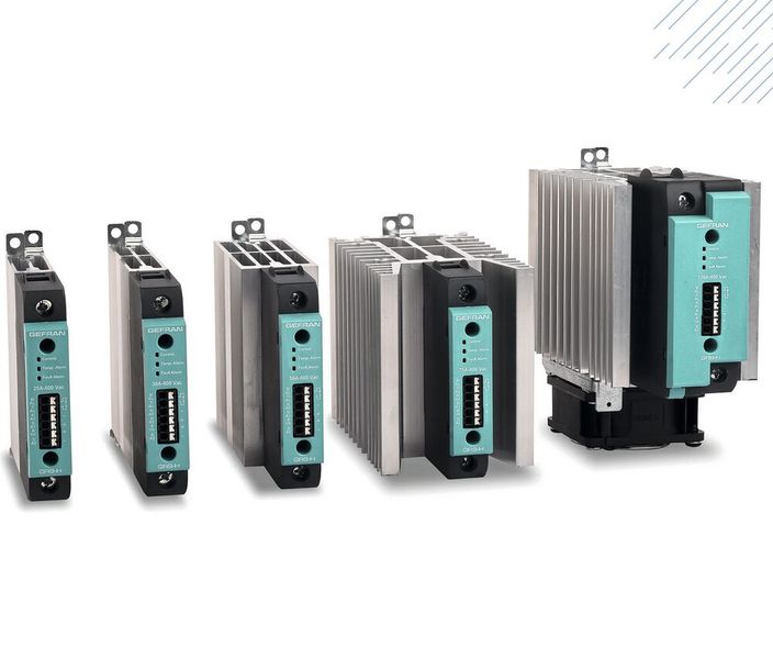 Die GRS-Plattform ist das Basismodell der Baureihe und ermöglicht die Ansteuerung per Logiksignal sowie Nulldurchgangsschaltung für einfache lineare Heizwiderstände. (Bild: Gefran)