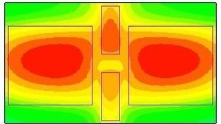 Ansicht der Temperaturverteilung auf der Kontaktfläche der Bodenplatte (Archiv: Vogel Business Media)