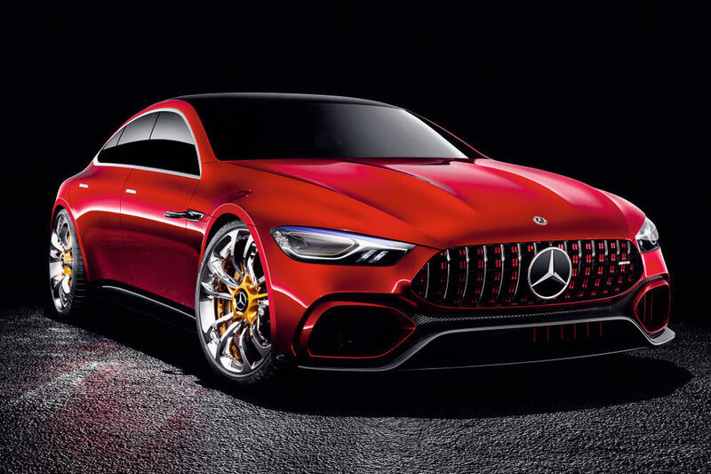 Der Mercedes-AMG GT Concept wurde in Genf vorgestellt. (Daimler AG)