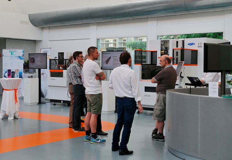 Eindrücke von den Solution Days 2016 bei GF Machining Solutions in Losone. (Anne Richter, SMM)
