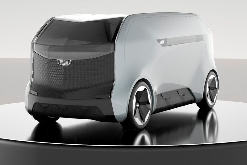 Zukunftsträchtig: autonomer Cadillac-Van.
