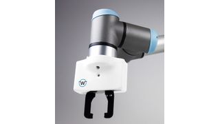 Als kompakt und leistungsfähig positioniert Weiss Robotics den neuen MRK-Greifer WSG 25-CR auf der Automatica. (Weiss Robotics)