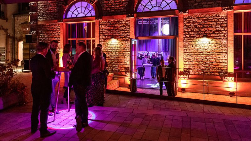 ... und den Abend in einer schönen Atmosphäre ausklingen zu lassen. (Bild: Stefan Bausewein)