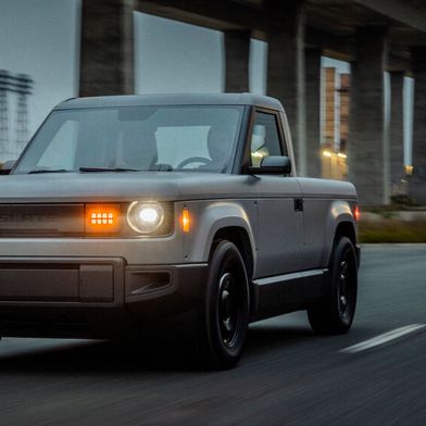 Slate Auto aus den USA hat einen Elektro-Pick-up vorgestellt, der für Kunden in Amerika für unter 20.000 Dollar zu haben sein soll. (Bild: Slate Auto)