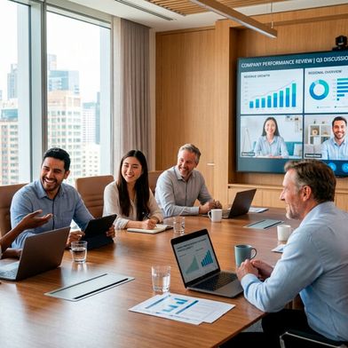 Auch wenn vertrauliche Dokumente sicher gespeichert sind, muss ihre Besprechung in Videokonferenzen geschützt werden. (Bild: © Antoni - stock.adobe.com / KI-generiert)