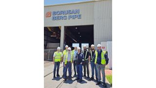 Auftaktmeeting der Projektteams von Graebener und Borusan Berg Pipe. (Bild: Graebener)