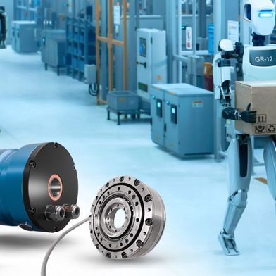 Nabtesco bietet spielfreie, kompakte und digitale Wellgetriebe und Aktuatoren für die Gelenke humanoide Roboter. (Bild: Nabtesco Precision Europe GmbH / © Gorodenkoff/stock.adobe.com)