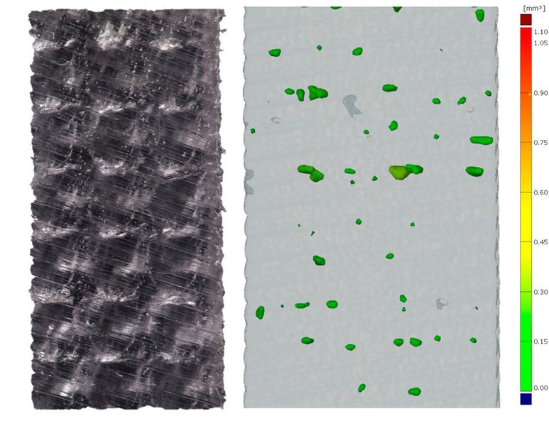 Optische Analyse der Proben. (Bild: NEW AIM3D)