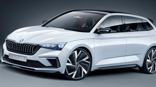 Skoda zeigt mit einer Studie, wie der Nachfolger des Rapid Spaceback aussehen wird. (Skoda)