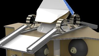 Astrobotic Technology entwickelt Technologien für Mondmissionen. Die Strukturelemente des Raumschiffs Tranquility Trek bestehen aus Aluminium und leichten Verbundmaterialien, die ein hochfestes Sandwichmaterial bilden. (Bild: Ansys)