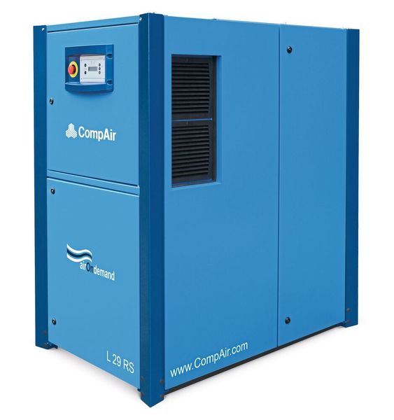 Der ölgeschmierte, drehzahlgeregelte Kompressor Comp Air L23RS von Gardner. (Compair)